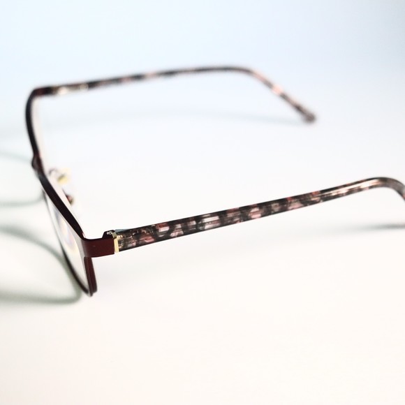 Design optics by foster grant 52-16 140 +3.00 eyeglasses browline frame N9 - Picture 5 of 8